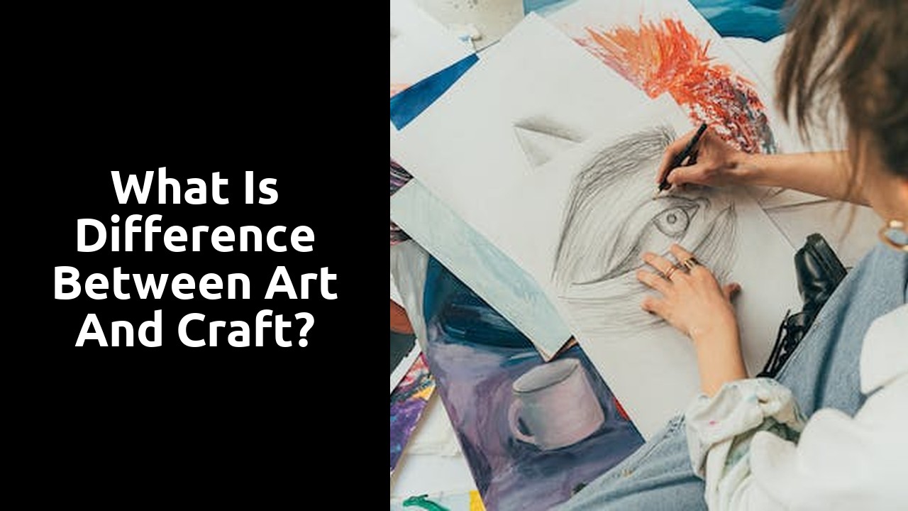 What is difference between art and craft?